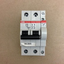 ABB S202-C13 Miniature Circuit Breaker and S2C-H6R Aux Contact (Lot of 4)