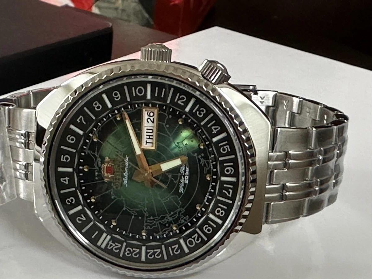 Orient Revival World Map RN-AA0E02E Men's Watch