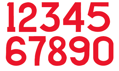 Vinyl England 1986 Football Shirt Soccer Numbers Heat Print World