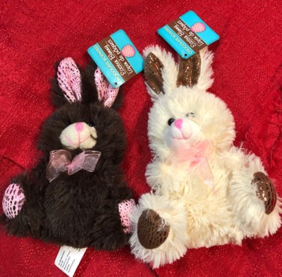 chocolate scented bunny stuffed animal