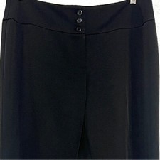 Cato Womens Black Wide Leg Dress Pants Plus Size 14