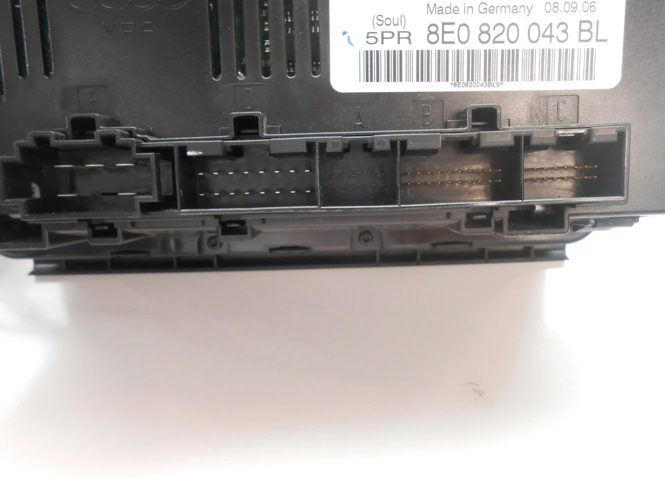 2007 AUDI A4 CLIMATE CONTROL 8E0820043BL IC 51673 SB0329 - Image 3 of 4