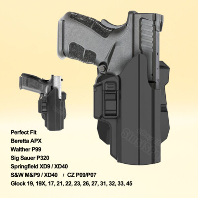 IPSC Holster For Springfield XD MOD.2 Full Size XDS BRG9 Zigana PX-9 P320 X-VTAC