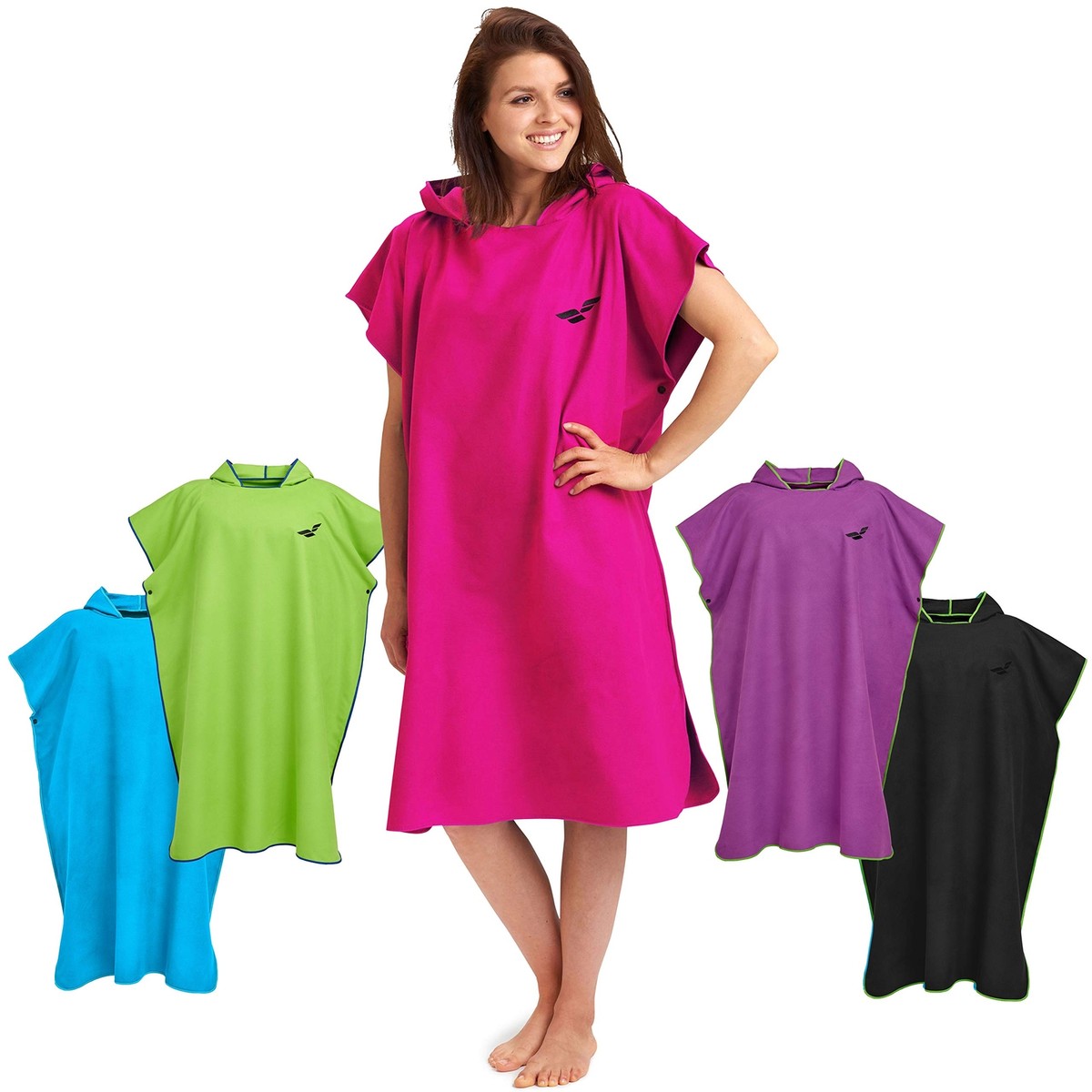 Treer Microfibre Serviette Poncho Adulte Séchage Rapide 3D Poncho à