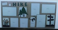 Scrapbook Layout Page Kit 12x12-- 2 Page Layout TAKE A HIKE