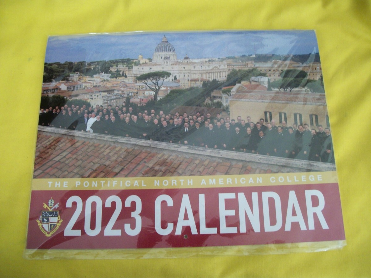 2023-pontifical-north-american-college-calendar-9-5-x-12-5-new-sealed-ebay