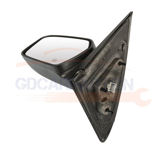 Power Heated For 2006-2012 Ford Fusion Black Smooth Housing Mirror Driver Side - Picture 9 of 11