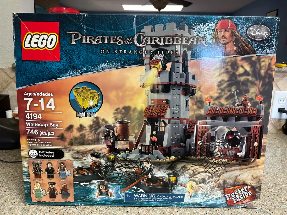 Lego of the Carribean Whitecap (4194) New Sealed Damage To Box |