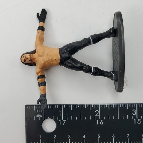 WWE 2016 Miniature Wrestler Action Figure Loose Small 3" Inches Cake Topper - Picture 3 of 17