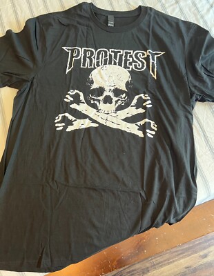 Protest XXL 2xl shirt Pledge Terror Abuse Power Sick of it All MOD Hatebreed 