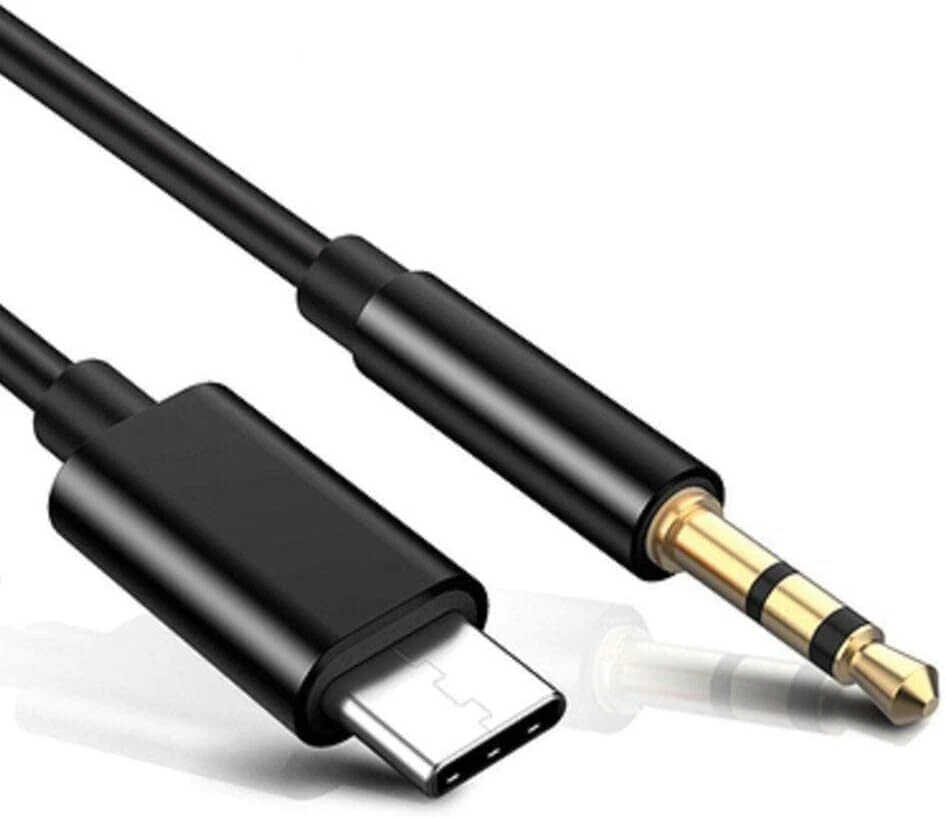 Cable adaptador de audio auxiliar para automóvil para iPhone 16 15 Pro Max Plus tipo C a 3,5 mm Foto 3 de 4