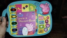 VTech Peppa Pig Learn and Discover Book Electronic talking Light Up Toy