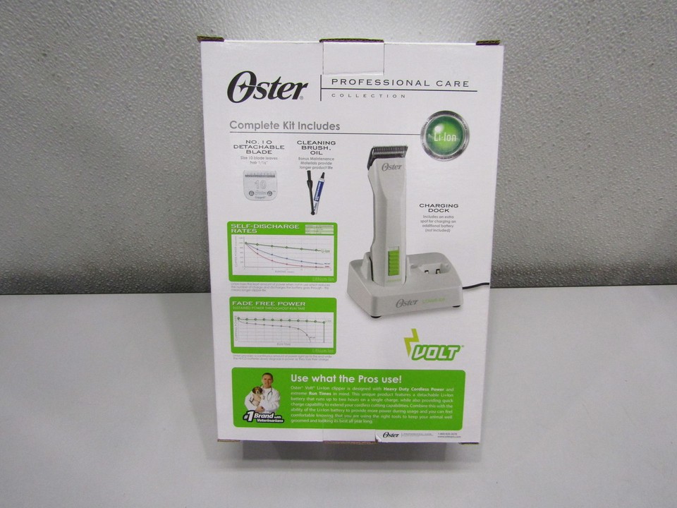 Oster Volt LithiumIon Complete Cordless Clipper Kit eBay