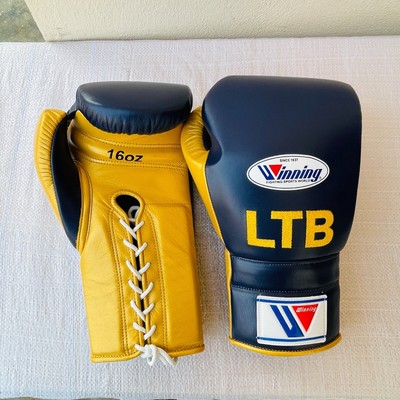 New Professional Winning Boxing Gloves Blue 16-oz, Trainnng Gloves