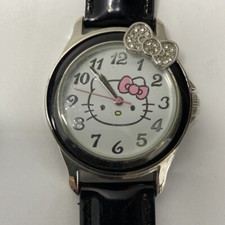 Hello Kitty Bow Sanrio Watch w/ Black Band 20...