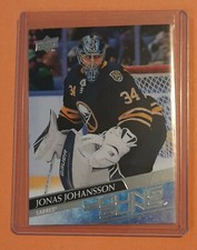Jonas Johansson Rookie 2020/21 Young Guns UD Series 1