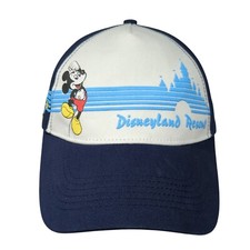 Disneyland Resort Snapback Hat Blue Youth 54-57cm Mickey  Friends