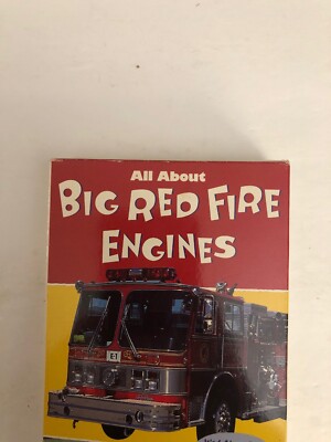 All About Big Red Fire Engines(VHS 1995)TESTED RARE VINTAGE