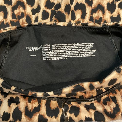 Victoria's Secret Flow On Point Lace Up Legging Classic Leopard Size 2 - Picture 6 of 6
