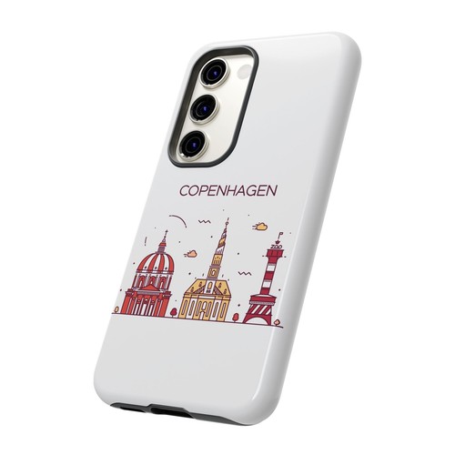 Copenhagen Denmark Skyline Phone Tough Case, Protective Mobile Cover, Tech Gift - 第 215/249 張圖片