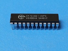  1 PC CY7C166-35PC CYPRESS Standard SRAM 16KX4 35ns CMOS PDIP24