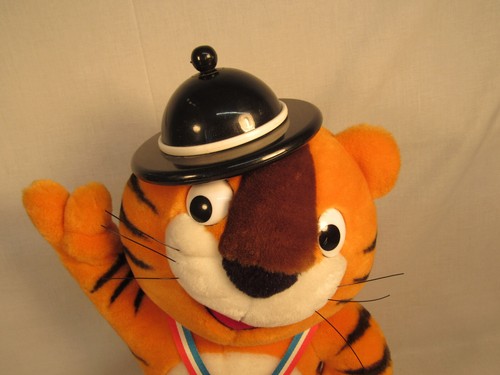 Vintage 1988 Seoul Korea Olympic Games Hodori Tiger Mascot Plush 16" - Picture 9 of 11