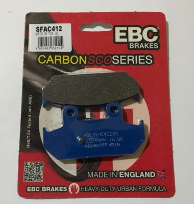 Caltric Rear Brake Pads For Suzuki Burgman 400 & 650 - Replacement For OEM 69100-10860