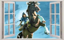 The Legend Of Zelda Link 3D Window Decal Wall Sticker Home Decor Art Mural J1119