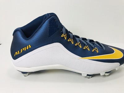 football cleats blue and yellow