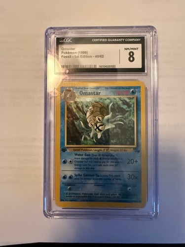 Omastar (1st Edition) graded CGC 8 for sale on eBay