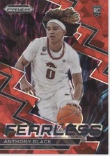 2023 Panini Prizm Draft Picks #10 Anthony Black Fearless Red Ice
