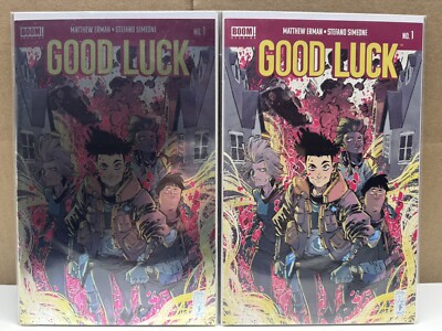 [2-PACK] BOOM! Studios Good Luck #1 Main Cover & Foil Variant Jorge Corona    