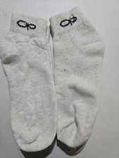 Vintage NWOT OP Ocean Pacific Sport Socks Ankle Golf Running 10-13 White 2pr