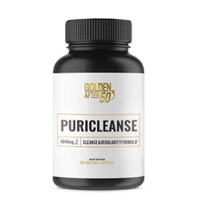Golden After 50's PuriCleanse, Cleanse and Regularity Support.  1 Month Supply.