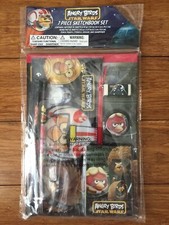 New in Package STAR WARS ANGRY BIRDS 7 PIECE SKETCHBOOK SET Pencil Notebook