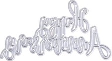 Happy Anniversary Die Cut for Card Making,Scrapbooking Die-Cuts,Metal Cutting...
