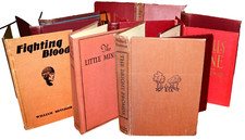 Original outer part of hardcover books for art & craft projects, no inside pages