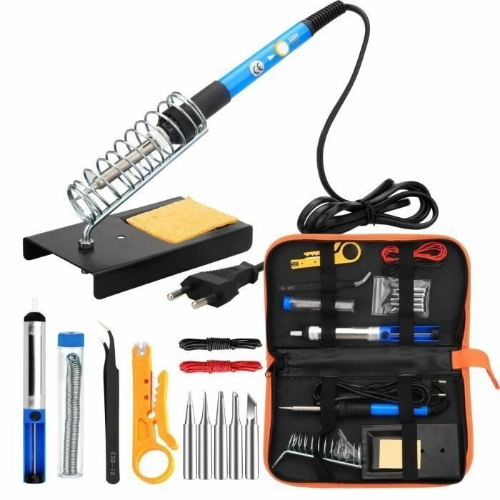 Kit fer à souder 60W température réglable - Station électronique 8 en 1 de haute précision