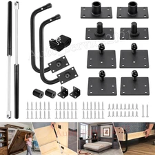 Queen Size Deluxe Murphy Bed Kit Vertical | Pull Down | Fold Back Hardware DIY