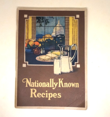 c1920-30's Nationally Known Recipes Borden Klim Powdered Milk Druggist Elkins WV