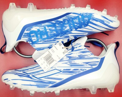 Adidas Adizero 12.0 Football Cleats Mens Sz 14 White/Royal  display picture 3