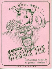 BUVARD / PUBLICITAIRE / MOUTARDE DESSAUX / ORLEANS