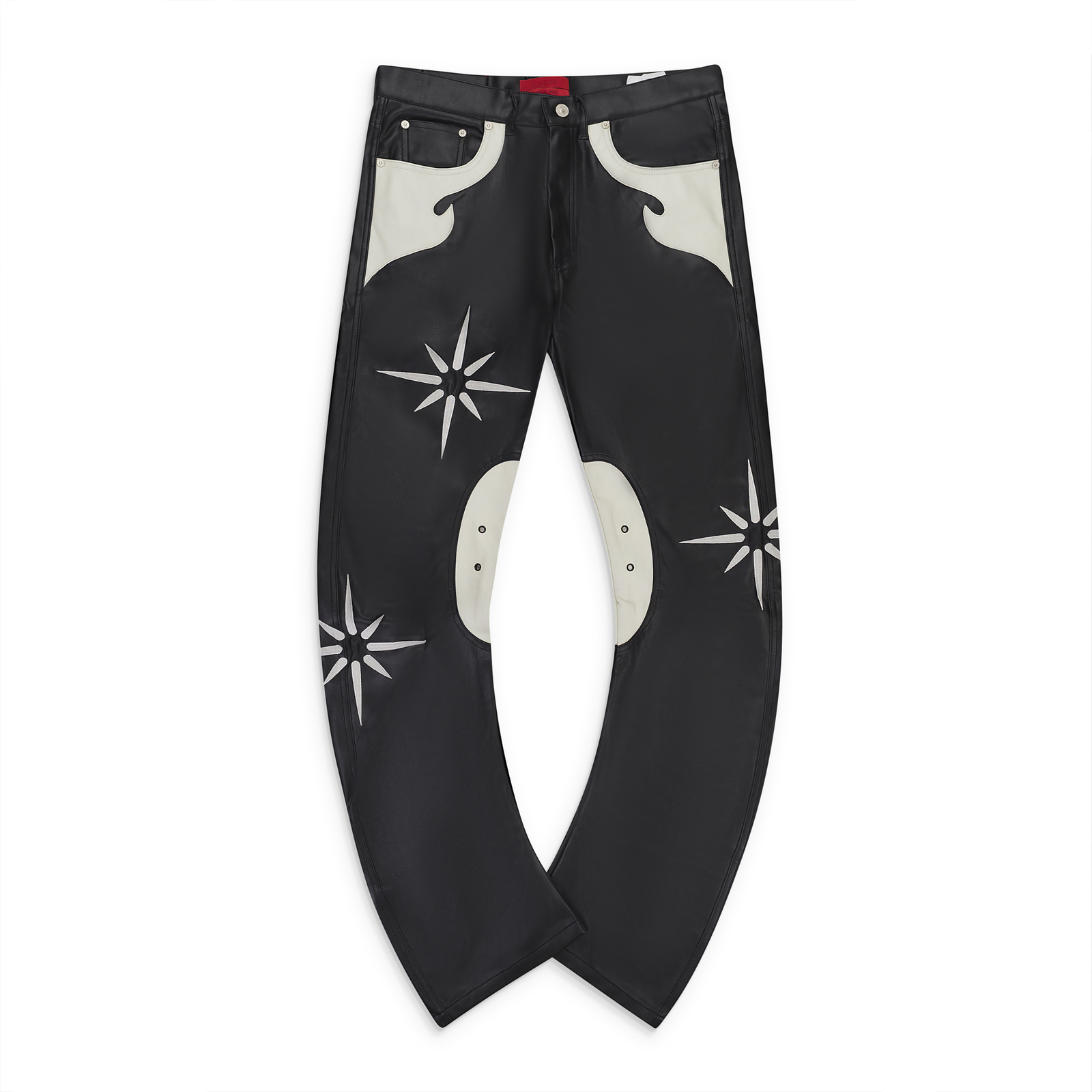 БРЮКИ ИЗ ИСКУССТВЕННОЙ КОЖИ NWT KUSIKOHC KSK FLOWER RIDER РАЗМЕР XL 618 ДОЛЛАРОВ США 37990₽