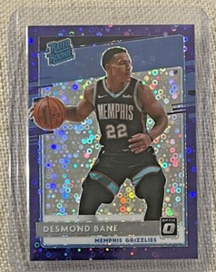 2020-21 Donruss Optic Desmond Bane #88/95 Purple Holo SP Fast Break Grizzlies