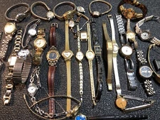 Vintage Women’s Repair Watch Lot Quartz/Mechanical Bulova,Elgin,Seiko,Citizen