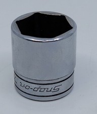 Snap-on Tools New 3/8" Drive 7/8" SAE 6 Point Shallow Chrome Socket FS281 USA