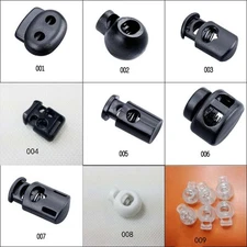 20/50X Shoelace Buckle Non-slip Stopper Rope Clip Clamp Cord Lock Running