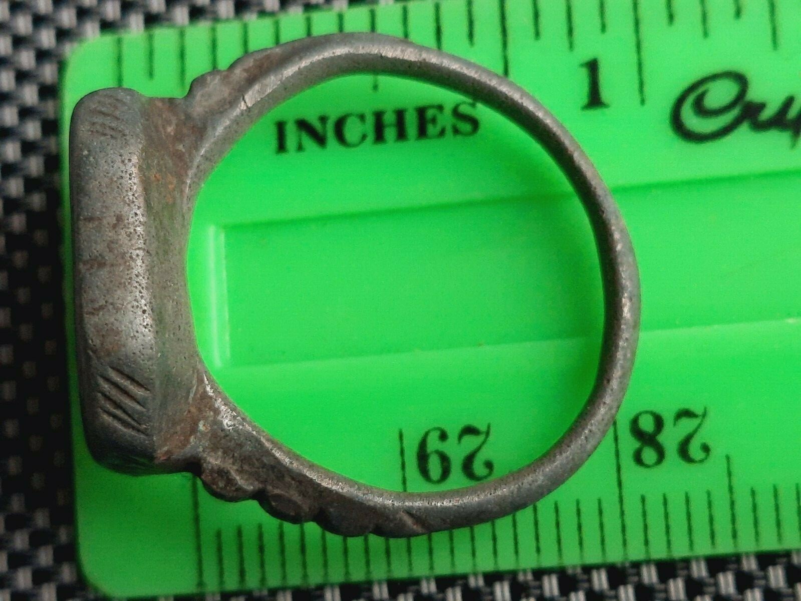 Ancient Metaphysical Power bronze Ring signs Infinity 9.5 g Cross Size 19 mm eBay