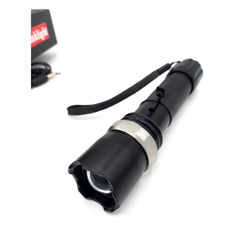 Linterna Led Tactica Recargable con Zoom para Coche y Red Cono Naranja Pirulo  - Imagen 3 de 4