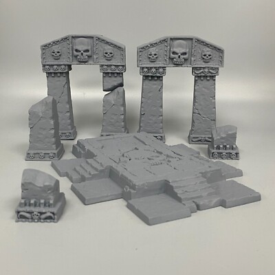 Arcane Ruinen Teilset Warhammer Age of Sigmar Gelände Tempel Säule Szenerie